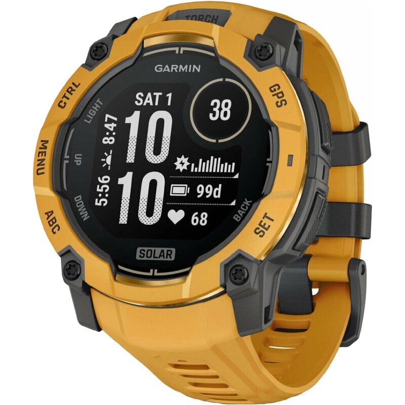 Смарт-годинник Garmin Instinct 3 Sunburst/Gray (010-02935-02)