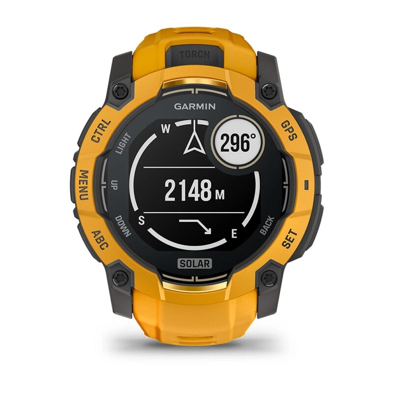 Смарт-годинник Garmin Instinct 3 Sunburst/Gray (010-02935-02)