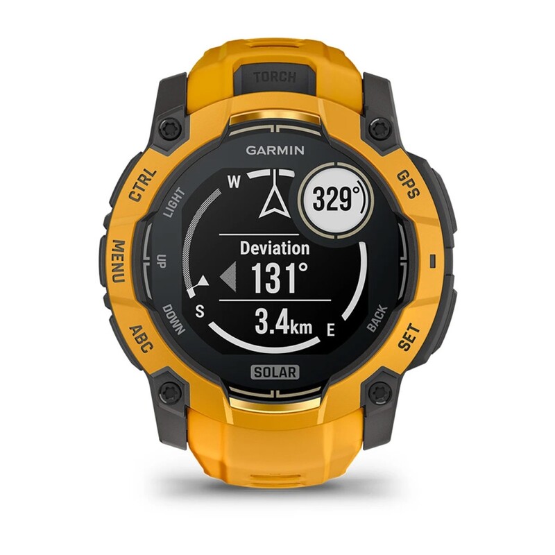 Смарт-годинник Garmin Instinct 3 Sunburst/Gray (010-02935-02)
