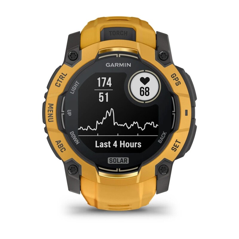Смарт-годинник Garmin Instinct 3 Sunburst/Gray (010-02935-02)