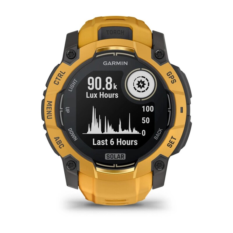 Смарт-годинник Garmin Instinct 3 Sunburst/Gray (010-02935-02)