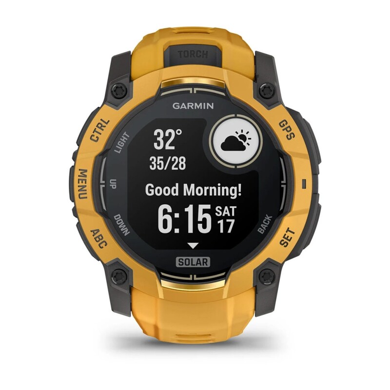 Смарт-годинник Garmin Instinct 3 Sunburst/Gray (010-02935-02)