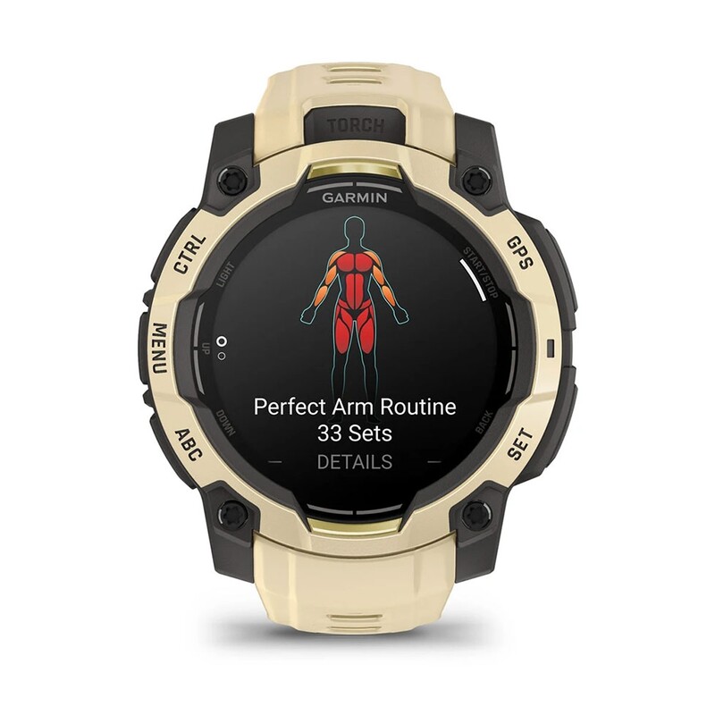 Смарт-годинник Garmin Instinct 3 Citrine/Gray (010-02936-02)