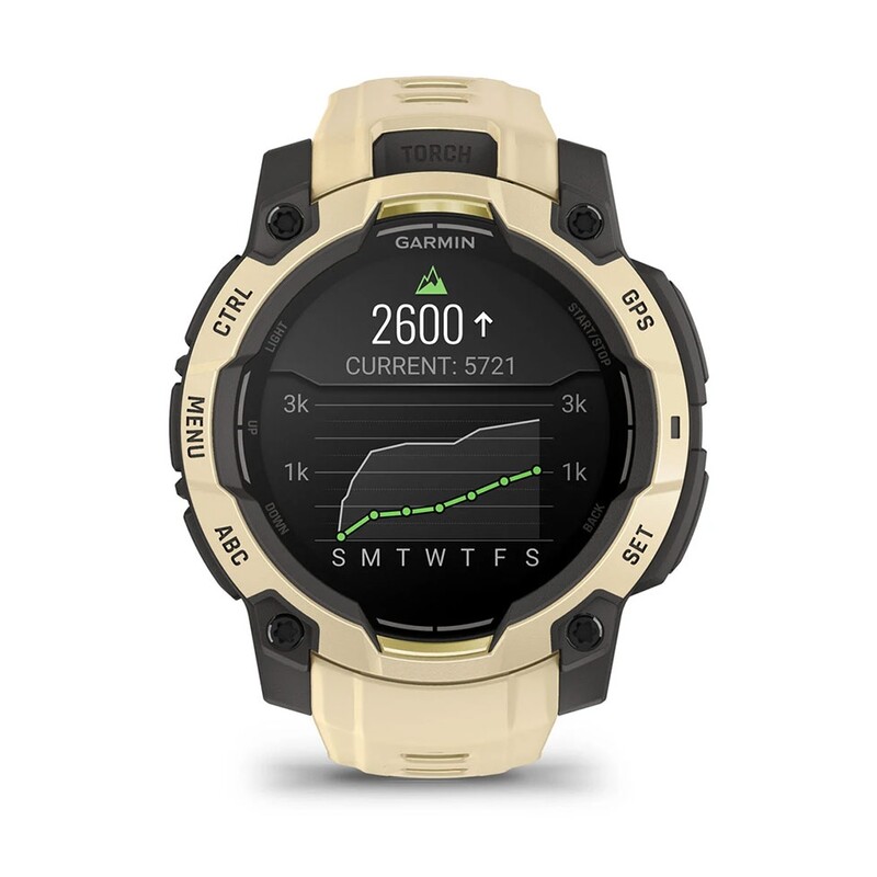 Смарт-годинник Garmin Instinct 3 Citrine/Gray (010-02936-02)