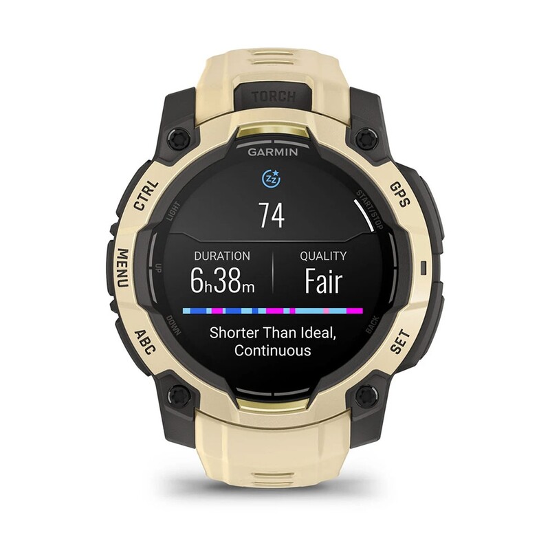 Смарт-годинник Garmin Instinct 3 Citrine/Gray (010-02936-02)