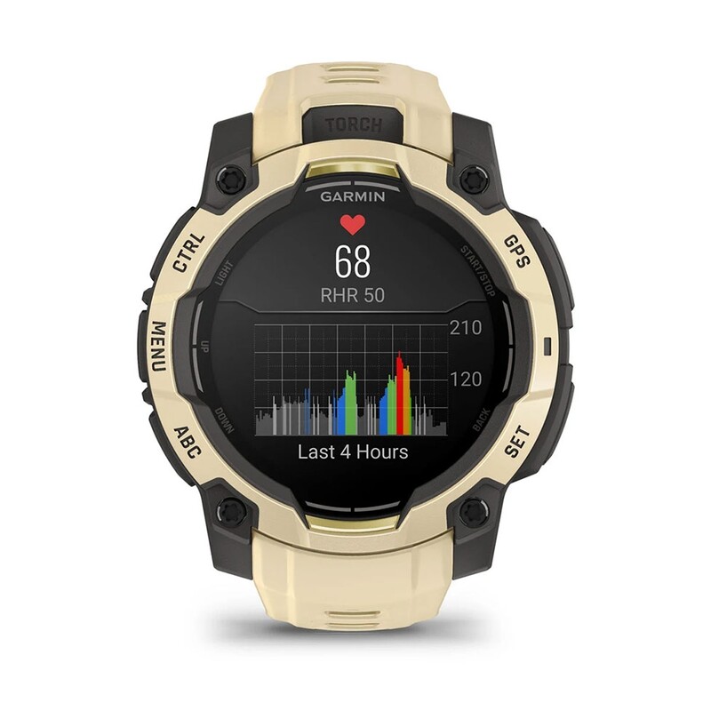 Смарт-годинник Garmin Instinct 3 Citrine/Gray (010-02936-02)