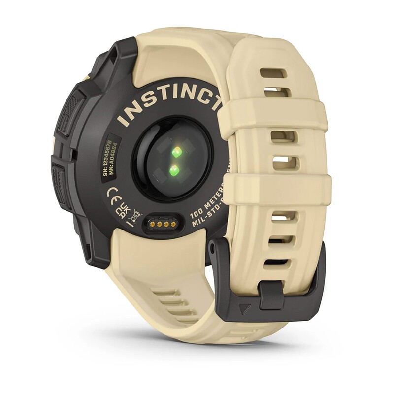 Смарт-годинник Garmin Instinct 3 Citrine/Gray (010-02936-02)