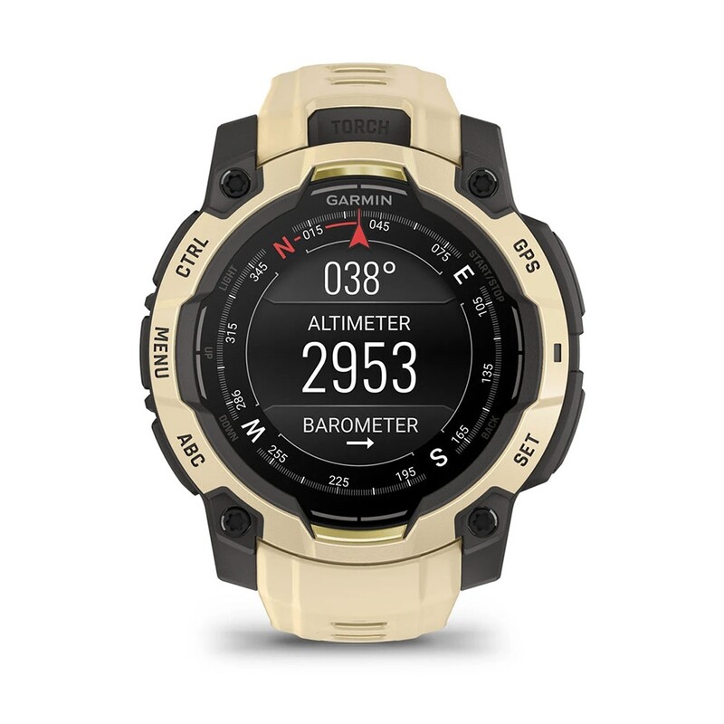 Смарт-годинник Garmin Instinct 3 Citrine/Gray (010-02936-02)