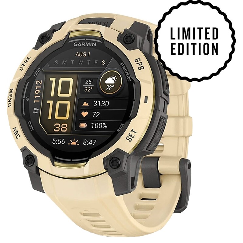Смарт-годинник Garmin Instinct 3 Citrine/Gray (010-02936-02)