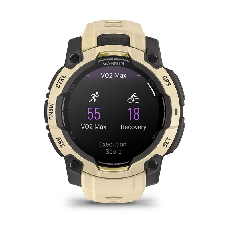 Смарт-годинник Garmin Instinct 3 Citrine/Gray (010-02936-02)