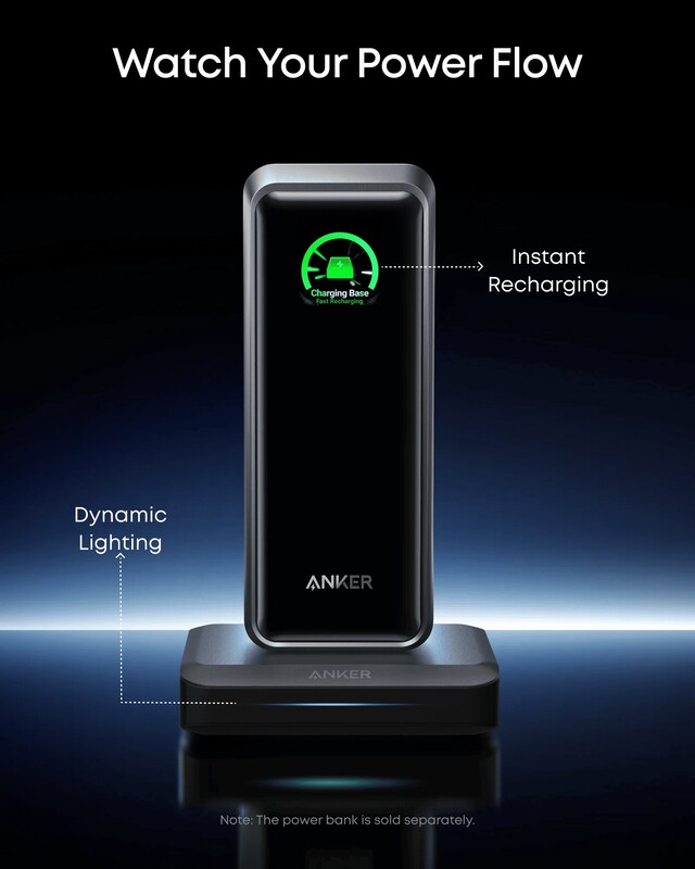 Сетевое зарядное устройство Anker Charging Base for Anker Prime 150W Black (A1903G11)