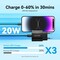 Фото - Мережевий зарядний пристрій Vention G16B0 20W USB-C Black + кабель USB Type-C (G16B0-EU) | click.ua