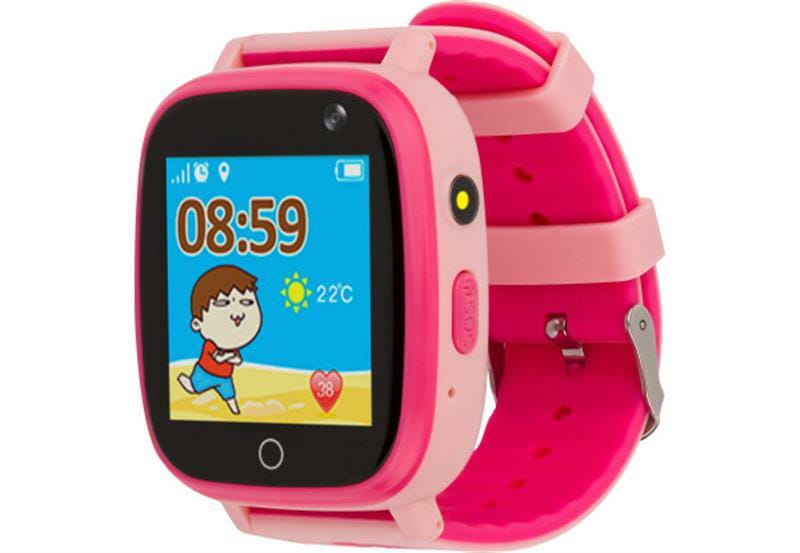 Детские смарт-часы AmiGo GO001 iP67 Pink