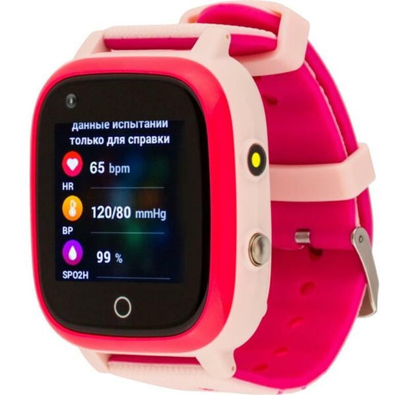Детские смарт-часы AmiGo GO005 4G WIFI Thermometer Pink