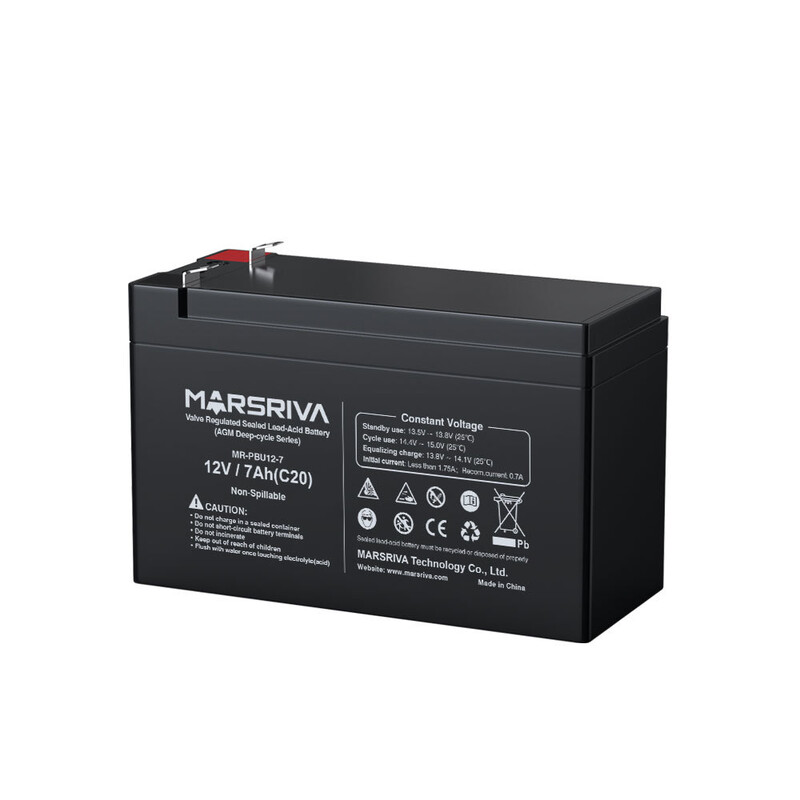 Акумуляторна батарея Marsriva 12V 7AH (MR-PBU12-7) AGM