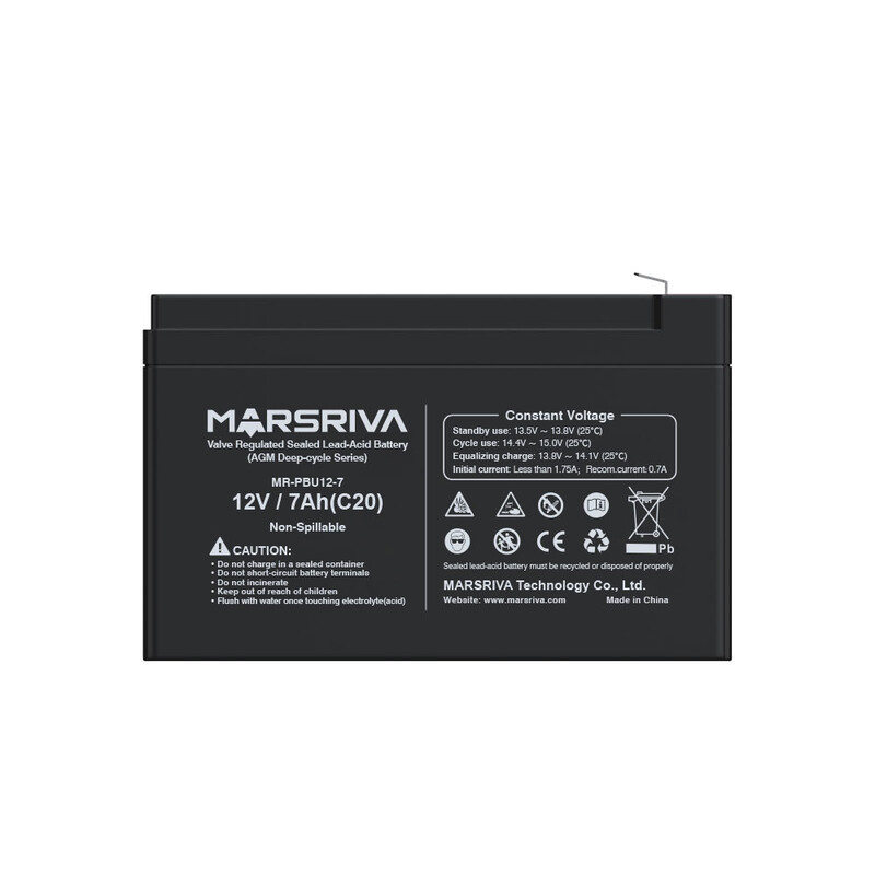 Акумуляторна батарея Marsriva 12V 7AH (MR-PBU12-7) AGM
