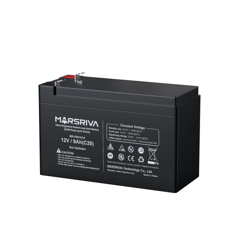 Акумуляторна батарея Marsriva 12V 9AH (MR-PBU12-9) AGM