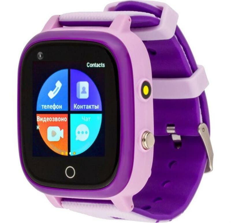 Детские смарт-часы AmiGo GO005 4G WIFI Thermometer Purple