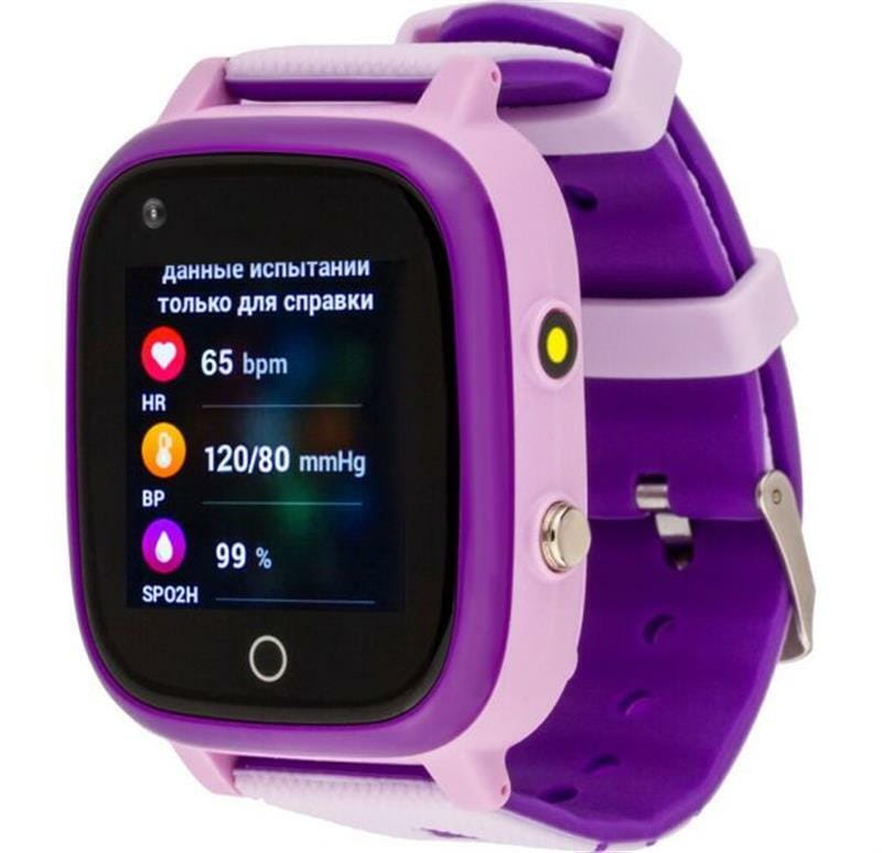 Детские смарт-часы AmiGo GO005 4G WIFI Thermometer Purple