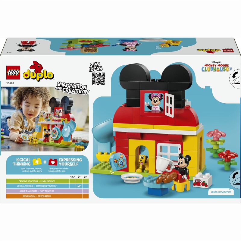 Конструктор LEGO Duplo Disney Микки Маус: Клубный дом из Минни и Плуто (10465)