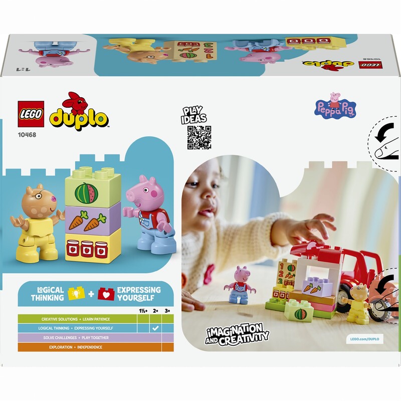 Конструктор LEGO Duplo Peppa Pig Трактор и рынок (10468)
