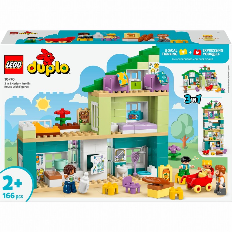 Конструктор LEGO Duplo Town Современный семейный дом с фигурками (10470)