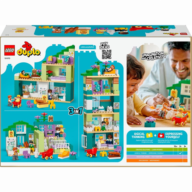 Конструктор LEGO Duplo Town Современный семейный дом с фигурками (10470)