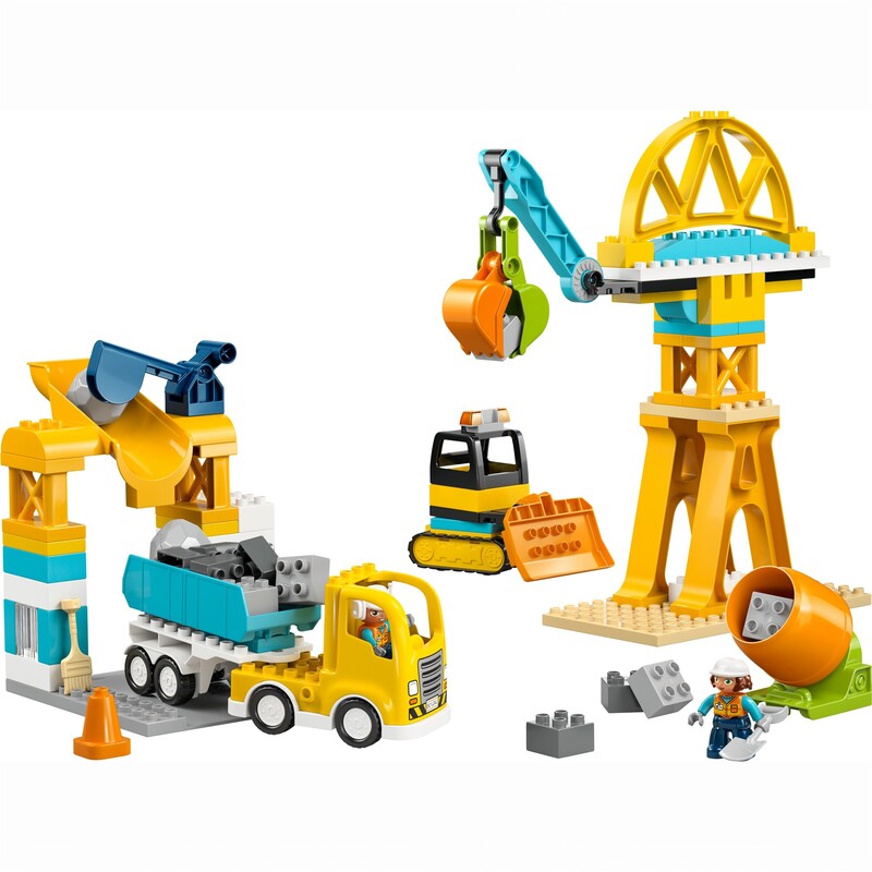 Конструктор LEGO Duplo Town 3-в-1 Строительная площадка и техника (10476)