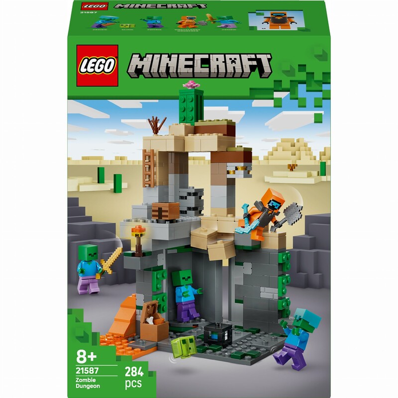 Конструктор LEGO Minecraft Подземелье зомби (21587)