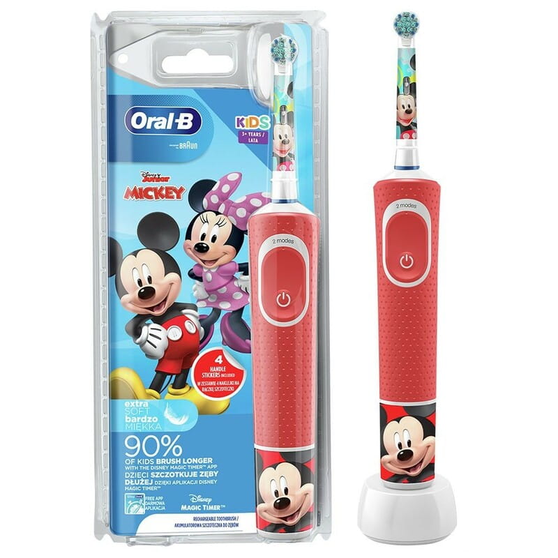 Зубна електрощітка Braun Oral-B Kids Mickey (D100.413.2K Mickey)