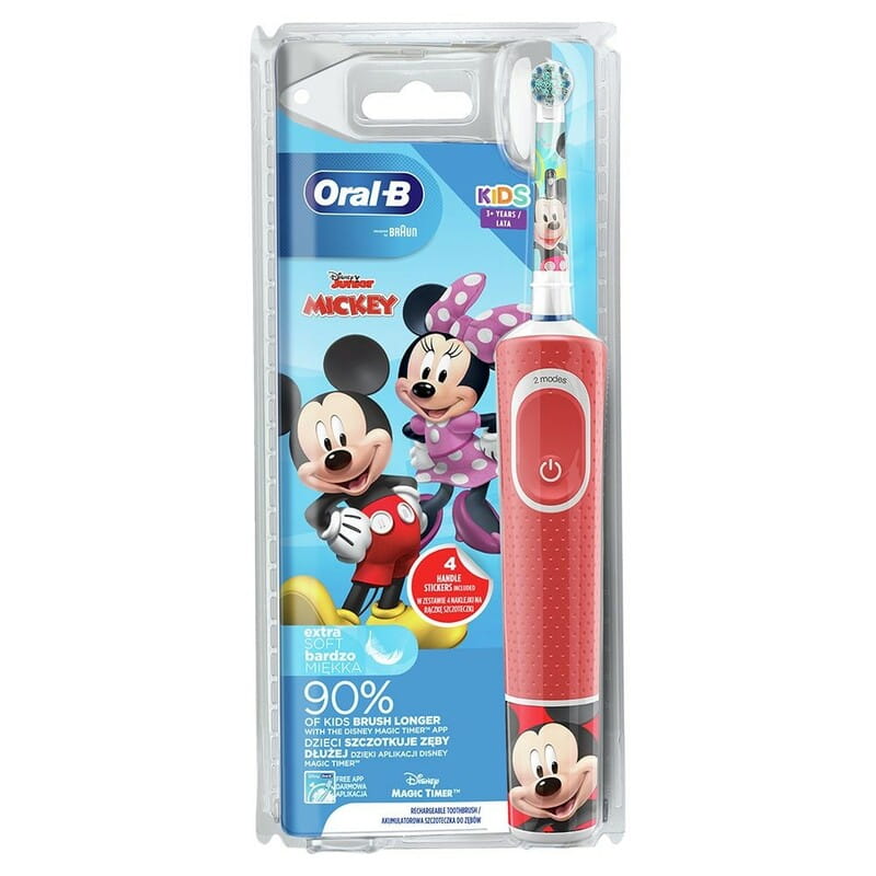 Зубная электрощетка Braun Oral-B Kids Mickey (D100.413.2K Mickey)