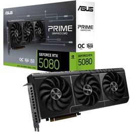 Видеокарта GF RTX 5080 16GB GDDR7 Prime Evo OC Asus (PRIME-RTX5080-O16G-EVO)