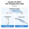 Фото - Мережевий зарядний пристрій Vention G18W0 30W USB-C White + кабель USB Type-C (G18W0-EU) | click.ua