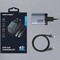 Фото - Мережевий зарядний пристрій Vention FCDH0 45W 2xUSB-C Black + кабель USB Type-C (TZ-FCDH0-EU) | click.ua