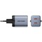 Фото - Мережевий зарядний пристрій Vention FCDH0 45W 2xUSB-C Black + кабель USB Type-C (TZ-FCDH0-EU) | click.ua