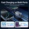 Фото - Мережевий зарядний пристрій Vention FCDH0 45W 2xUSB-C Black + кабель USB Type-C (TZ-FCDH0-EU) | click.ua