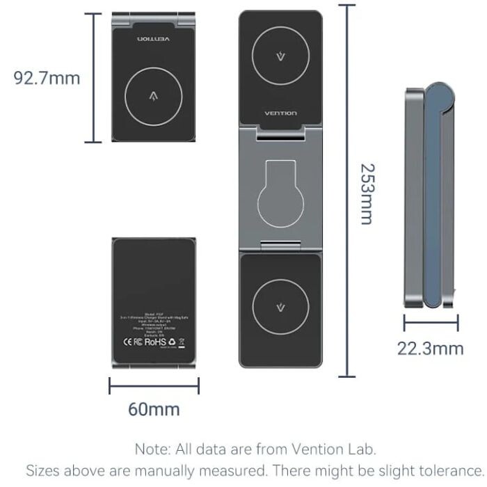Сетевое зарядное устройство Vention FGFH0 15W Gray