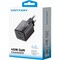 Фото - Мережевий зарядний пристрій Vention FEFB0 45W 2xUSB-C Black (FEFB0-EU) | click.ua