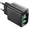 Фото - Сетевое зарядное устройство Acefast A86 12W 2xUSB-A Black (6974316283270) | click.ua