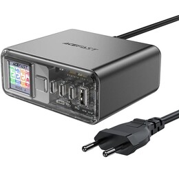 Сетевое зарядное устройство Acefast GaN Z4 Travel 218W USB-A+3xUSB-C Black (6974316282587)
