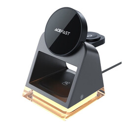 Беспроводное зарядное устройство Acefast E17 3-in-1 15W Black (6974316282815)