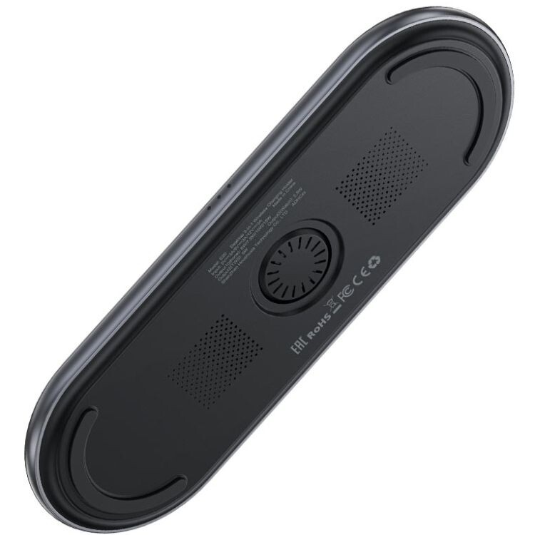 Беспроводное зарядное устройство Acefast E19 Qi2 3-in-1 15W Black (6974316283096)