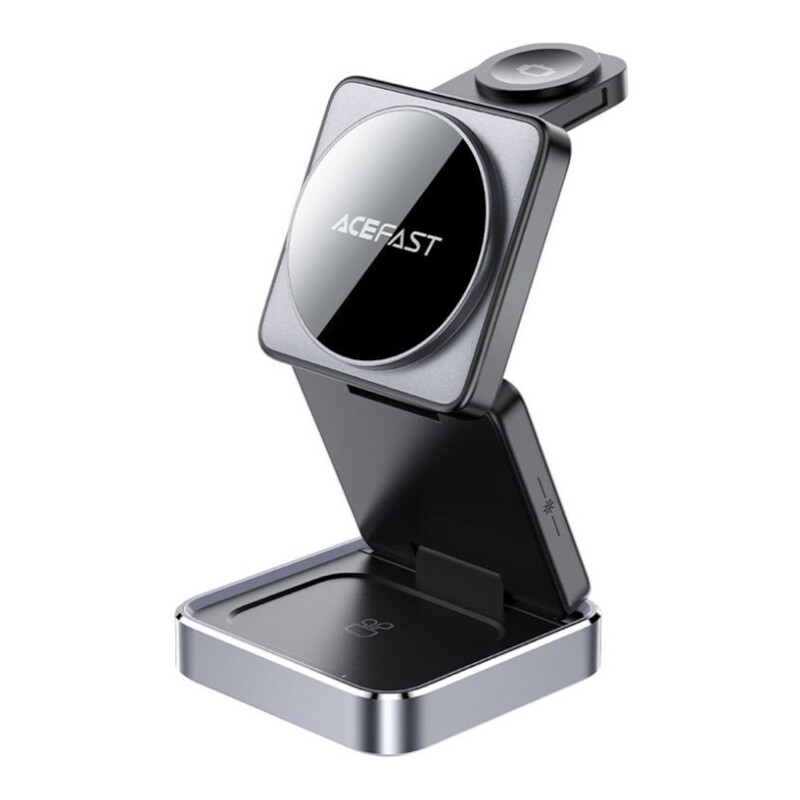 Беспроводное зарядное устройство Acefast E20 3-in-1 15W Black (6974316283478)
