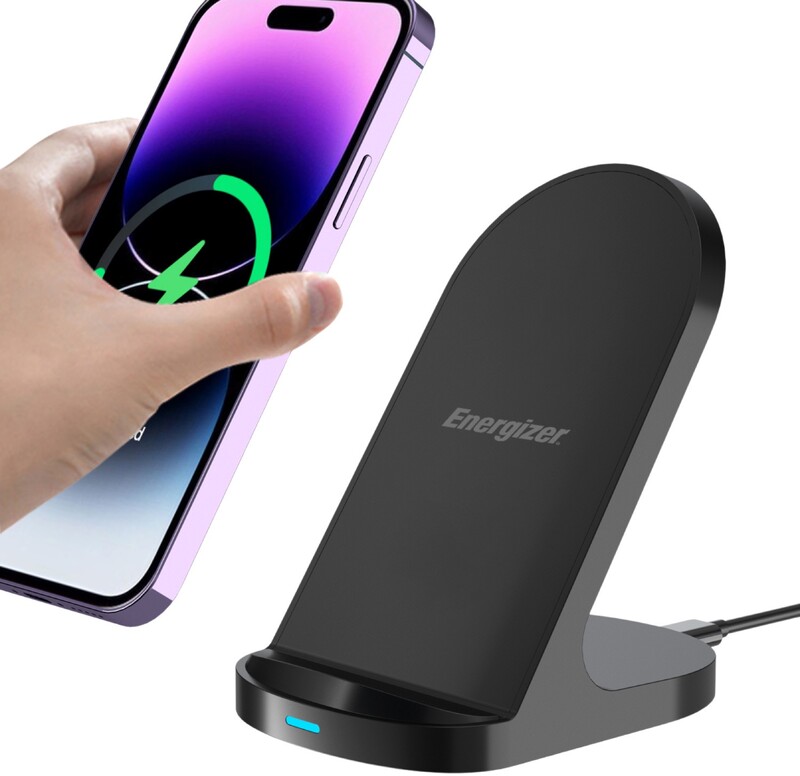 Беспроводное зарядное устройство Energizer WCP108 Wireless QI 15W Black (WCP108)