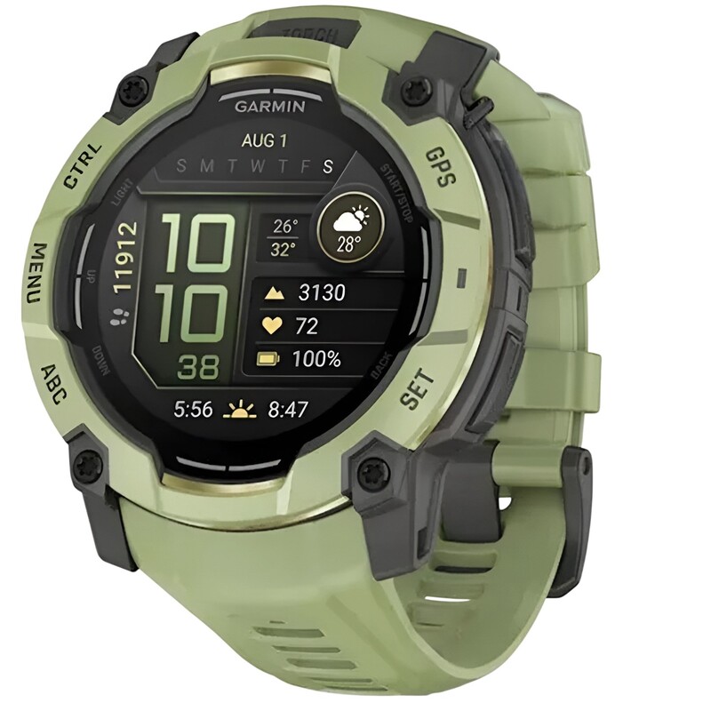Смарт-часы Garmin Instinct 3 Green/Gray (010-03020-02)