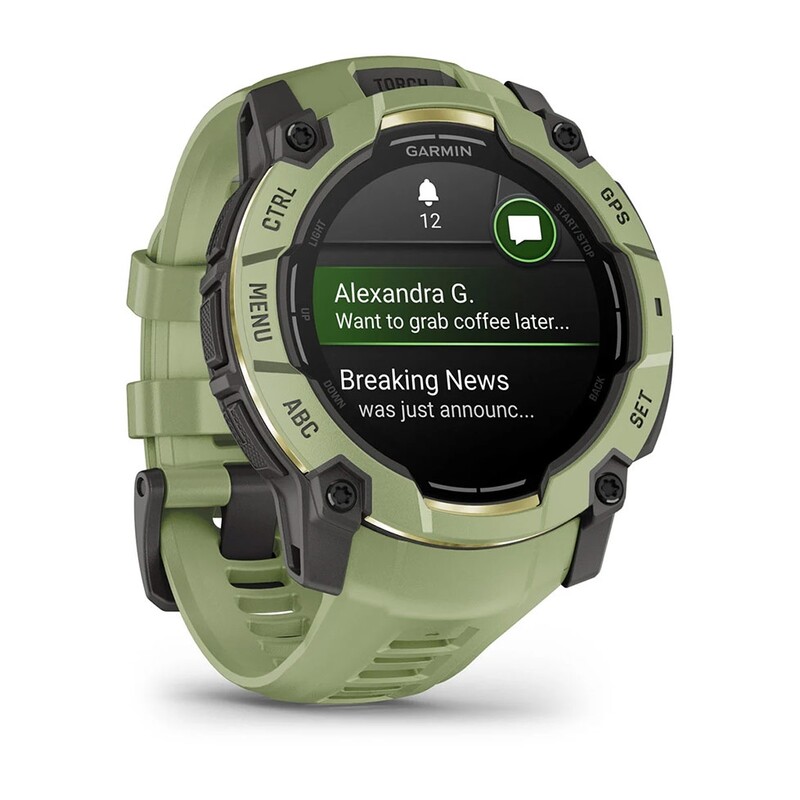 Смарт-часы Garmin Instinct 3 Green/Gray (010-03020-02)