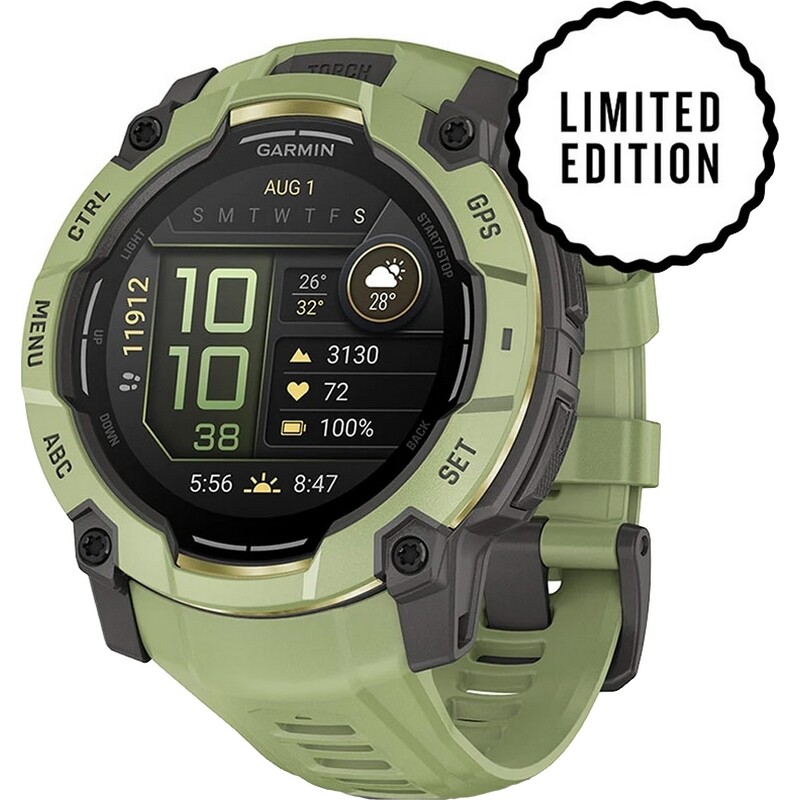 Смарт-годинник Garmin Instinct 3 Green/Gray (010-03020-02)