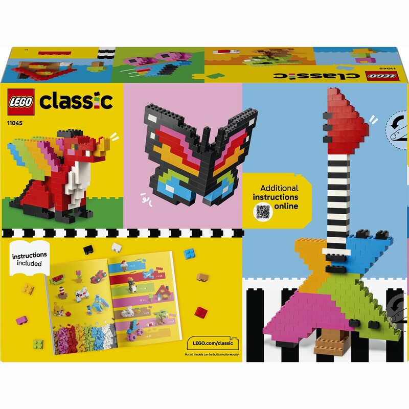Конструктор LEGO Classic Креативные красочные кубики (11045)