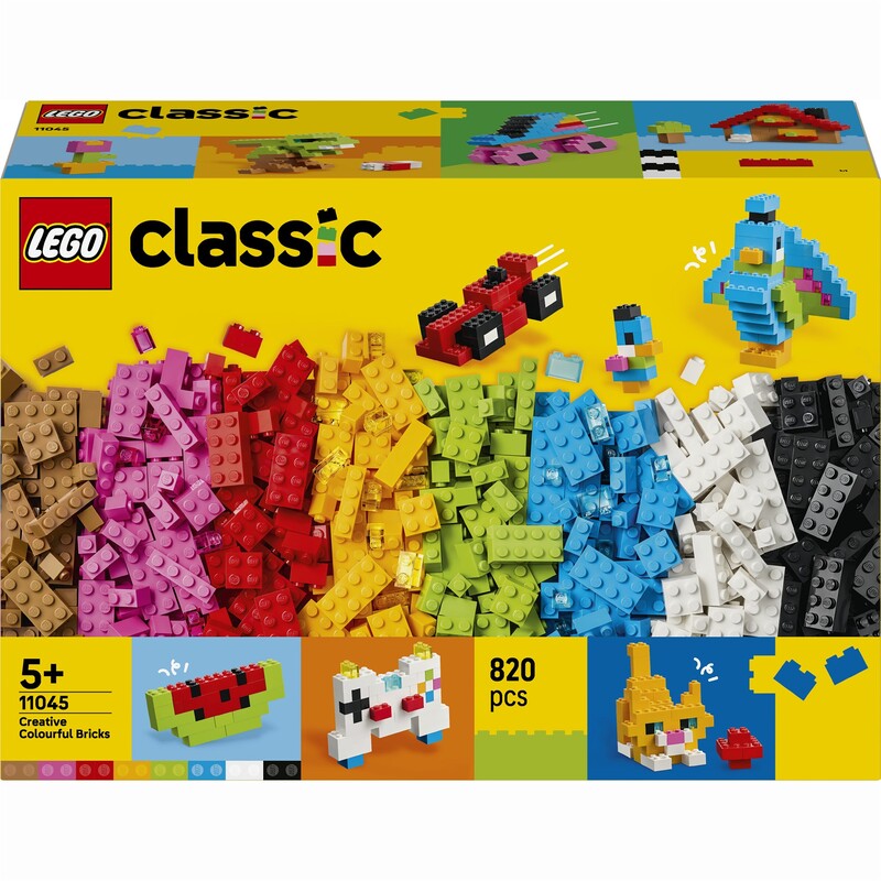 Конструктор LEGO Classic Креативные красочные кубики (11045)