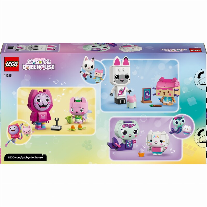Конструктор LEGO Gabby`s Dollhouse Друзья-кошки Габби из кубиков (11215)